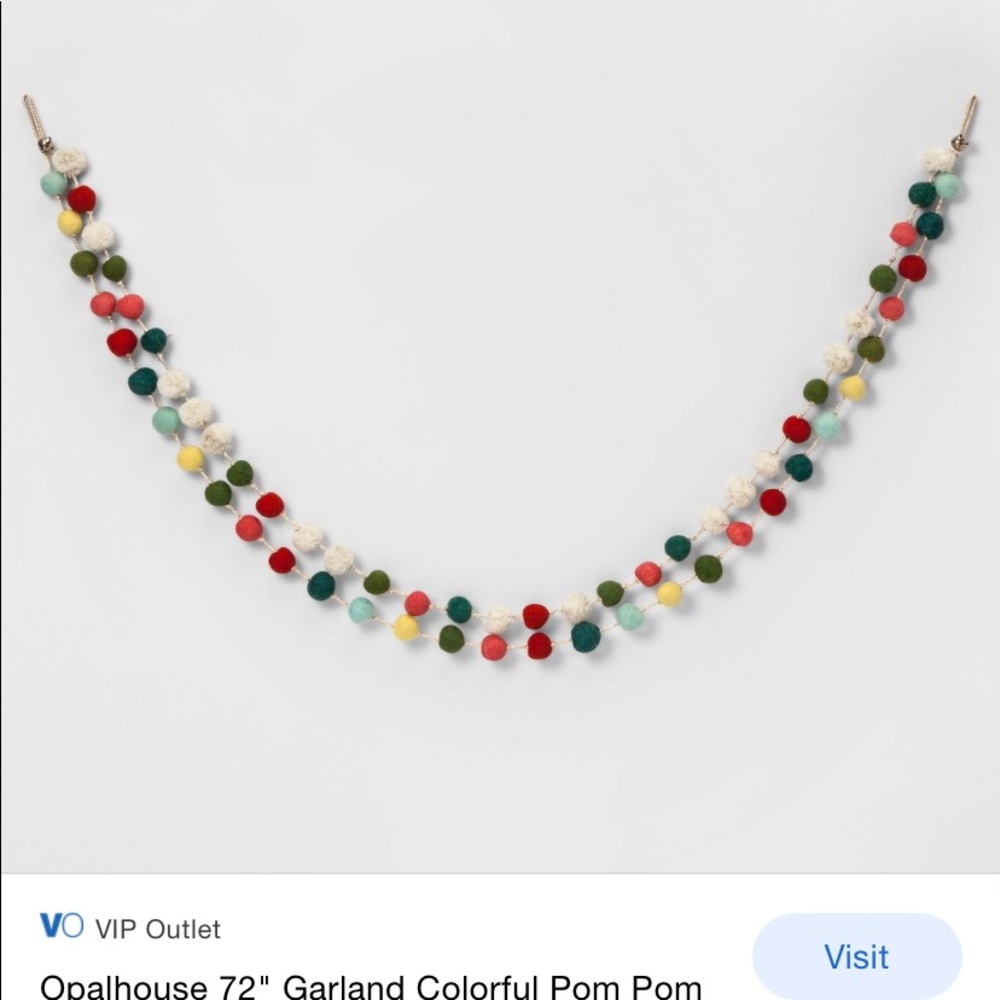 Opal House Pom Pom Garland